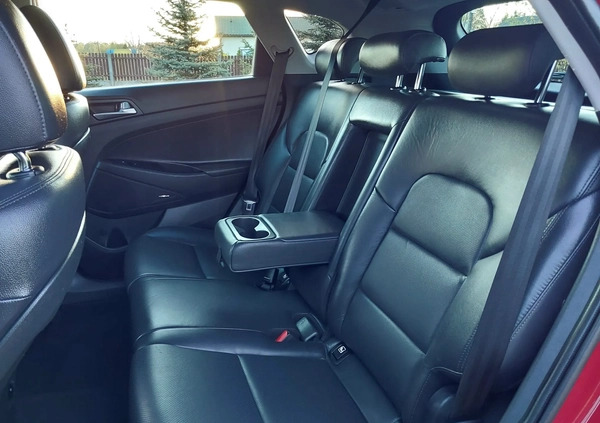 Hyundai Tucson cena 93800 przebieg: 120000, rok produkcji 2019 z Dobrzyca małe 631